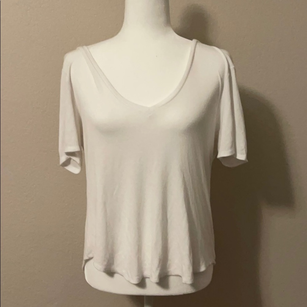 Peyton jenson ribbed v-neck tee